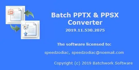 Batch PPTX and PPSX Converter 2019.11.530.2075