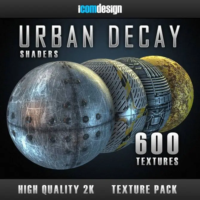 free urban decay materials pack for element 3d v2