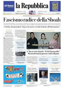 la Repubblica - 27 Gennaio 2024