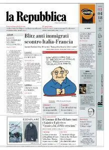 la Repubblica - 1 Aprile 2018