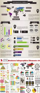 Vectors - Business Infographics Elements 18