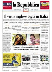 la Repubblica - 21 Dicembre 2020