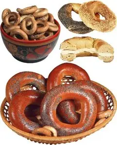 Stock Photo: donuts and bagels