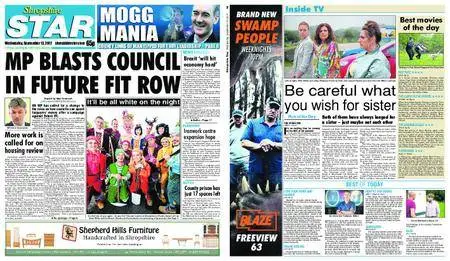 Shropshire Star Shrewsbury Edition – September 13, 2017