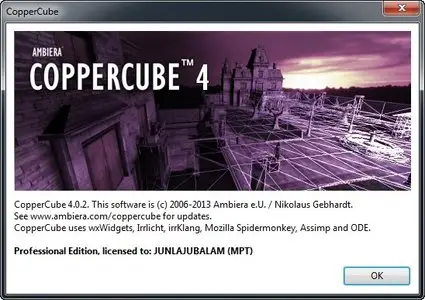 Ambiera CopperCube 4.0.2 Professional Edition