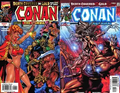 Conan the Barbarian - Death Covered In Gold #1-3 (1999)