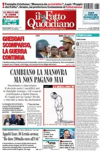 Il Fatto Quotidiano (24-08-11)