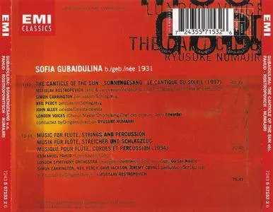 Sofia Gubaidulina - The Canticle of the Sun (2001) {EMI Classics 5 57153 2}