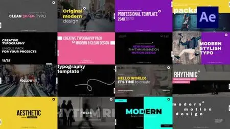 Clean Text Typography / Ae 50849282