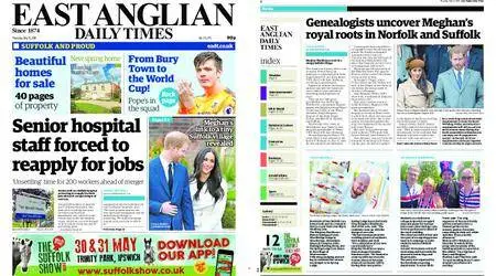 East Anglian Daily Times – May 17, 2018