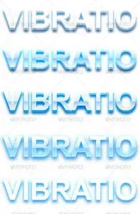 Vibratio – Vibrant 3D Text Styles