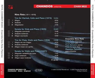 Ensemble Nino Rota, Massimo Palumbo - Nino Rota: Chamber Music (2000)