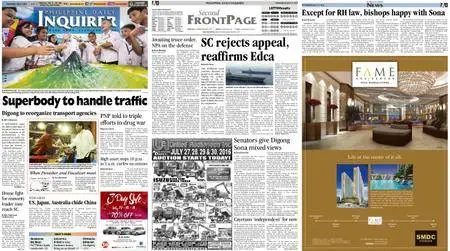 Philippine Daily Inquirer – July 27, 2016