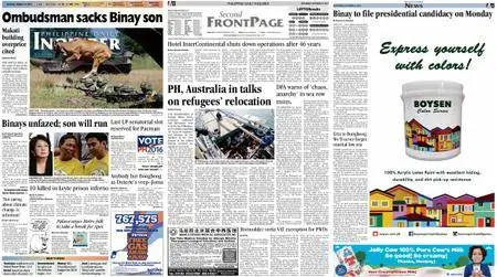 Philippine Daily Inquirer – October 10, 2015