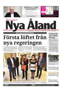 Nya Åland – 12 november 2019