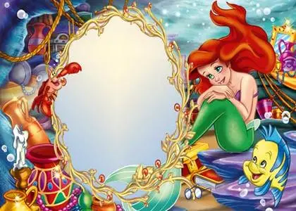 Mermaid Frame for Photoshop