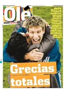 Diário Olé 23 de Junho de 2010