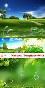 PSD - Natural Template Set 2