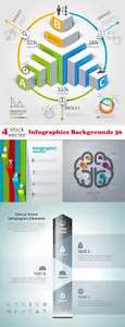 Vectors - Infographics Backgrounds 36