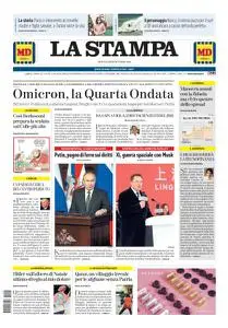 La Stampa Torino Provincia e Canavese - 29 Dicembre 2021