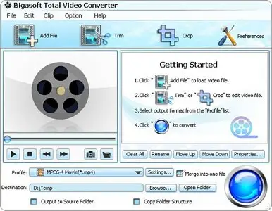 Bigasoft Total Video Converter 2.5.14.4022 Portable