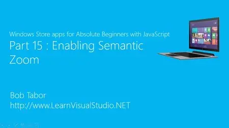 Windows Store apps for Absolute Beginners with JavaScript