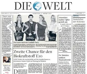 Die Welt vom 04 05 und 06 März 2011