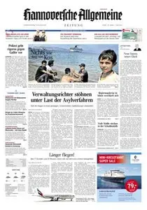 Hannoversche Allgemeine Zeitung - 15.08.2015