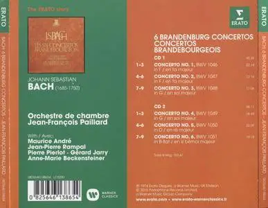 Johann Sebastian Bach - 6 Brandenburg Concertos - Jean-Francois Paillard (1974) {Erato-Warner Classics 0825646138654 rel 2015}