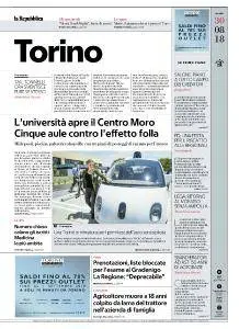 la Repubblica Torino - 30 Agosto 2018