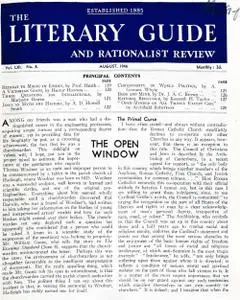 New Humanist - The Literary Guide, August 1946