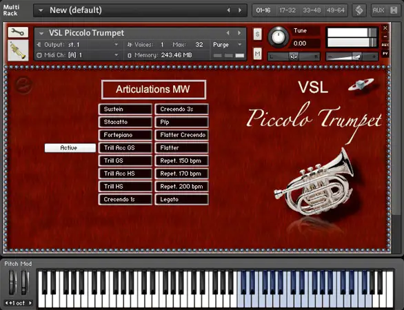 Vienna Symphonic Library Piccolo Trumpet KONTAKT