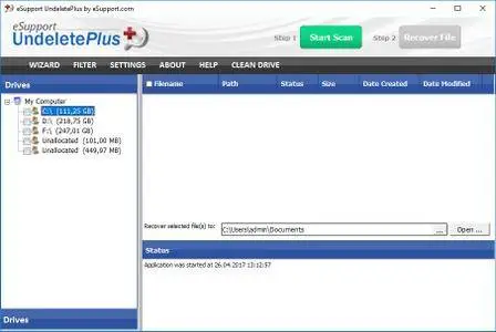 eSupport UndeletePlus 3.0.8.216