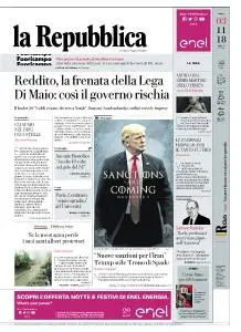 la Repubblica - 3 Novembre 2018