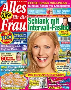 Alles für die Frau – 26. April 2019