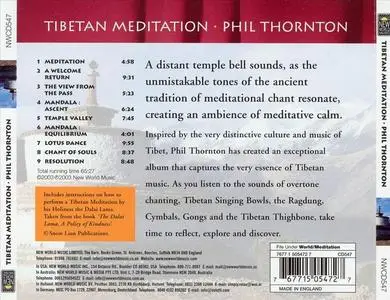 Phil Thornton - Tibetan Meditation (2003) {New World Music}