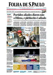 Jornal Folha de São Paulo - 5 de julho de 2013 - Sexta