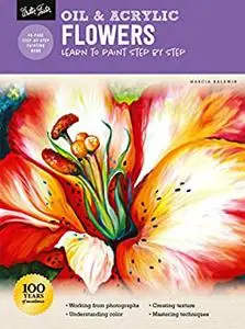 Oil & Acrylic: Flowers: Learn to paint step by step (How to Draw & Paint)