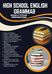 HIGH SCHOOL ENGLISH GRAMMAR GRADE 9-12 EXAM PREPARATION