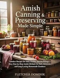 Amish Canning & Preserving Made Simple: Timeless Recipes for Jams, Pickles, and Pie Fillings—Easy Step-by-Step Amish Methods
