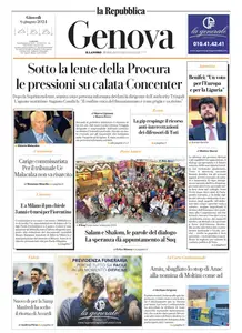 la Repubblica Genova - 6 Giugno 2024