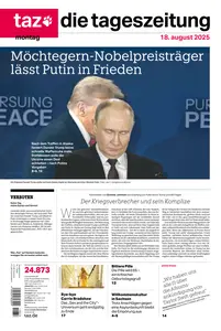 taz die tageszeitung - 18 August 2025