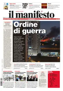 il Manifesto - 14 Giugno 2025