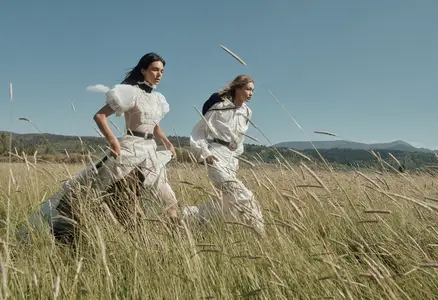Kendall Jenner & Gigi Hadid by Lachlan Bailey for Vogue October 2025