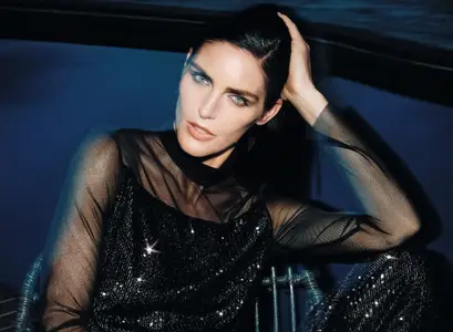 Hilary Rhoda by Max Abadian for ELLE Germany September 2024