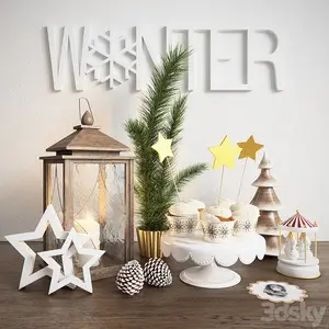 3dsky - Winter set 422005 - 3D Model