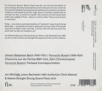 Jan Michiels - Bach-Busoni: Choralvorspiele, Fantasia Contrappuntistica (2019)