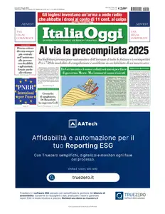 ItaliaOggi - 1 Maggio 2025
