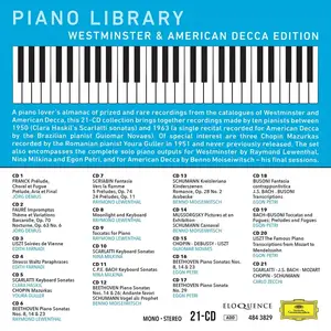 Piano Library - Westminster & American Decca Edition [21CDs] (2024)