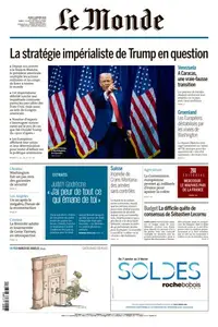 Le Monde du Jeudi 8 Janvier 2026
